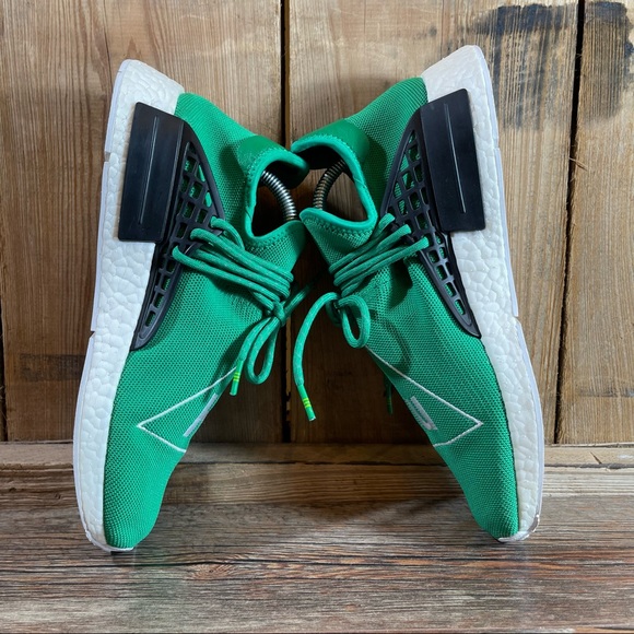 Adidas PW Pharrell Williams Human Race Kelly Green Sneakers Mens Shoes Size 9 - Picture 9 of 15